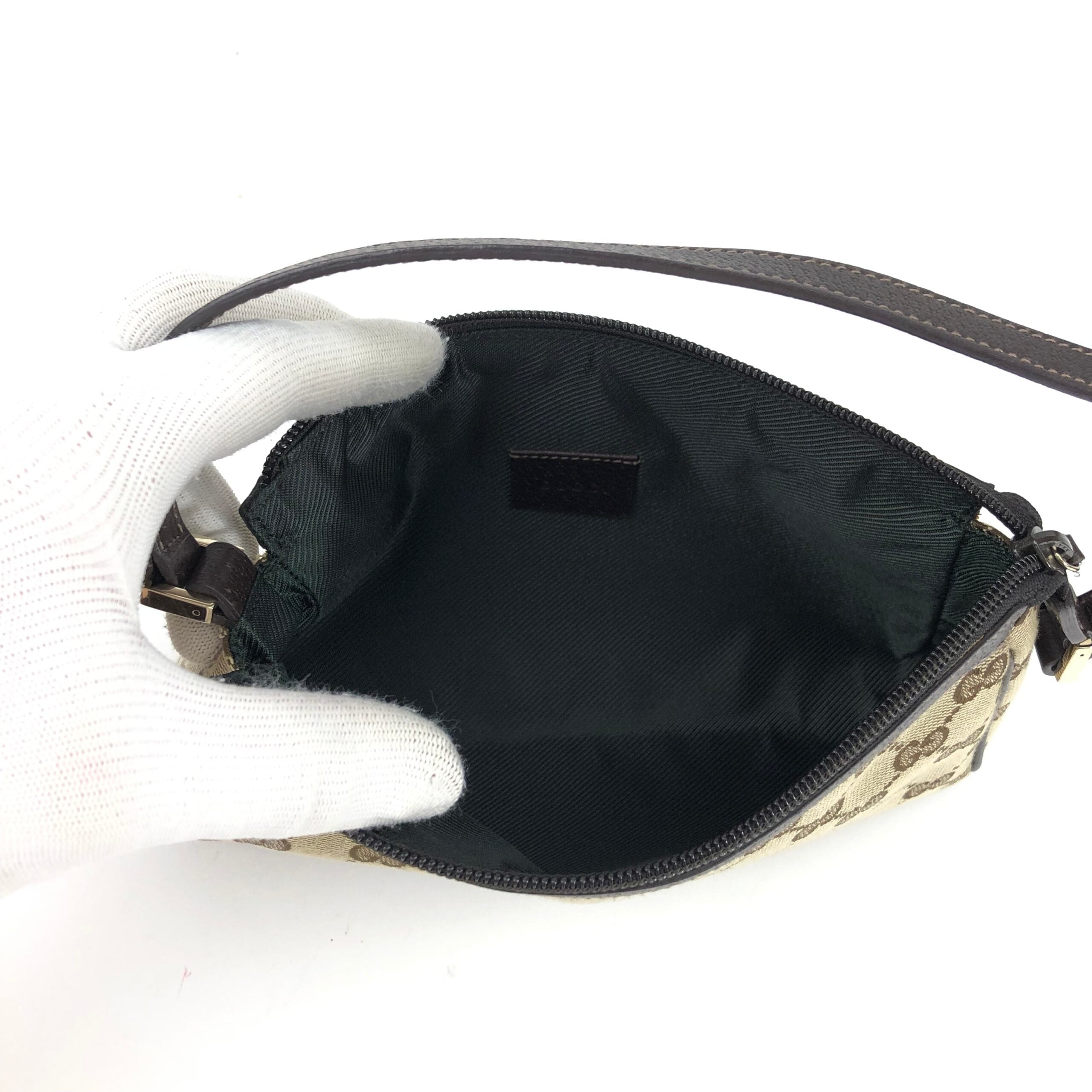 GUCCI MONOGRAM SHOULDER BAG