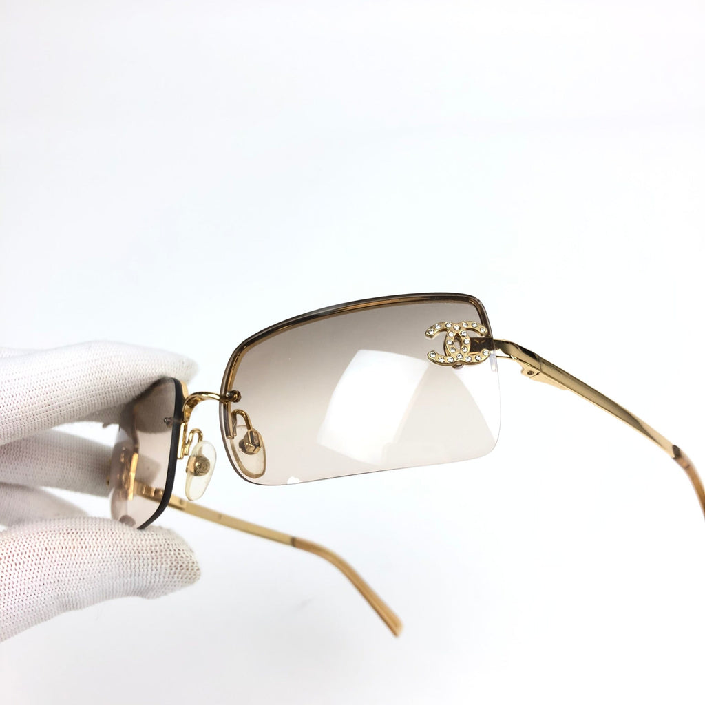 CHANEL RIMLESS SUNGLASSES