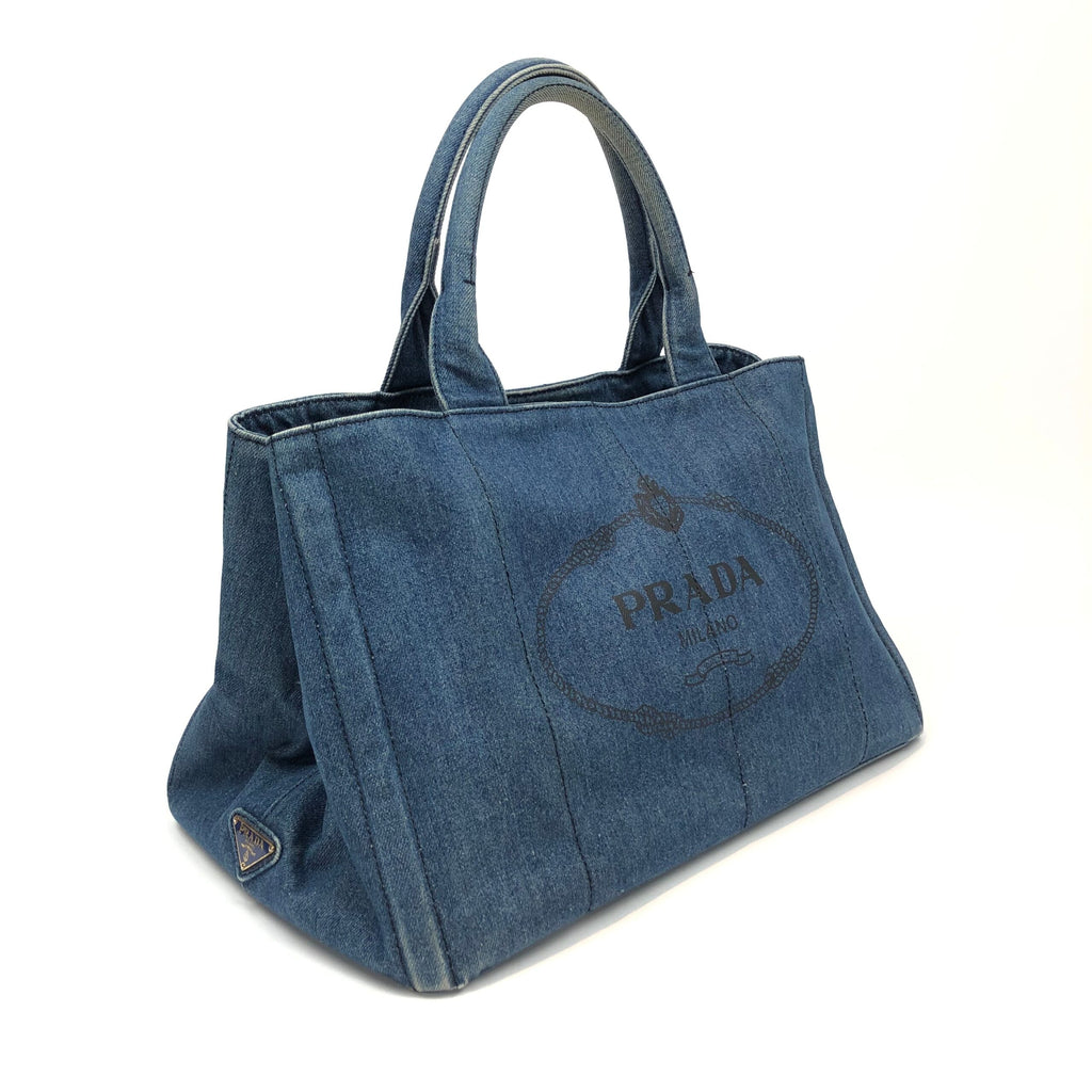PRADA DENIM CANAPA BAG