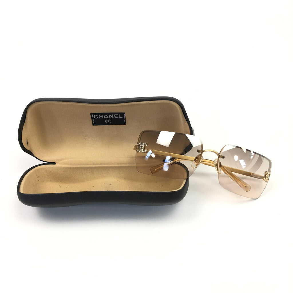 CHANEL RIMLESS SUNGLASSES