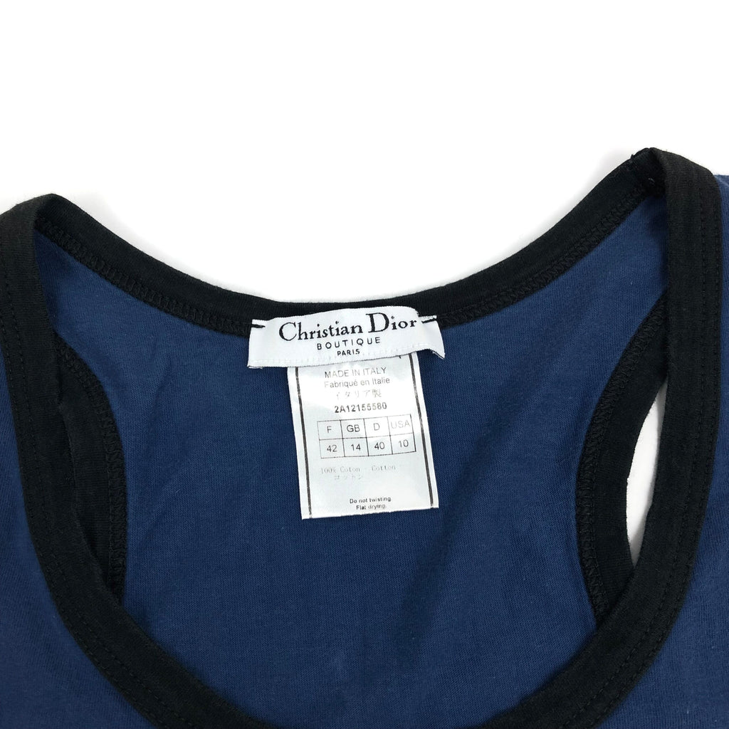 CHRISTIAN DIOR GOTHIC PRINT TOP