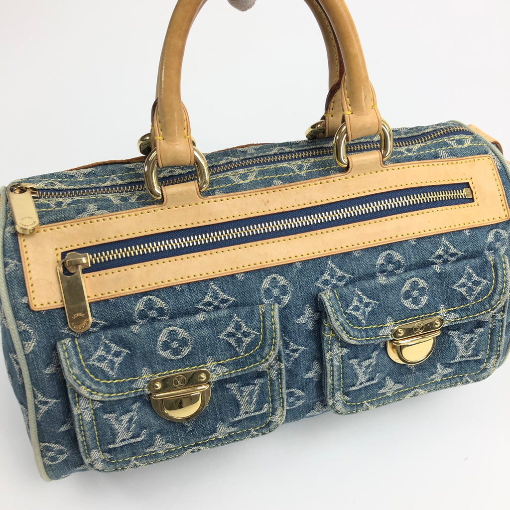 LOUIS VUITTON NEO SPEEDY DENIM BAG