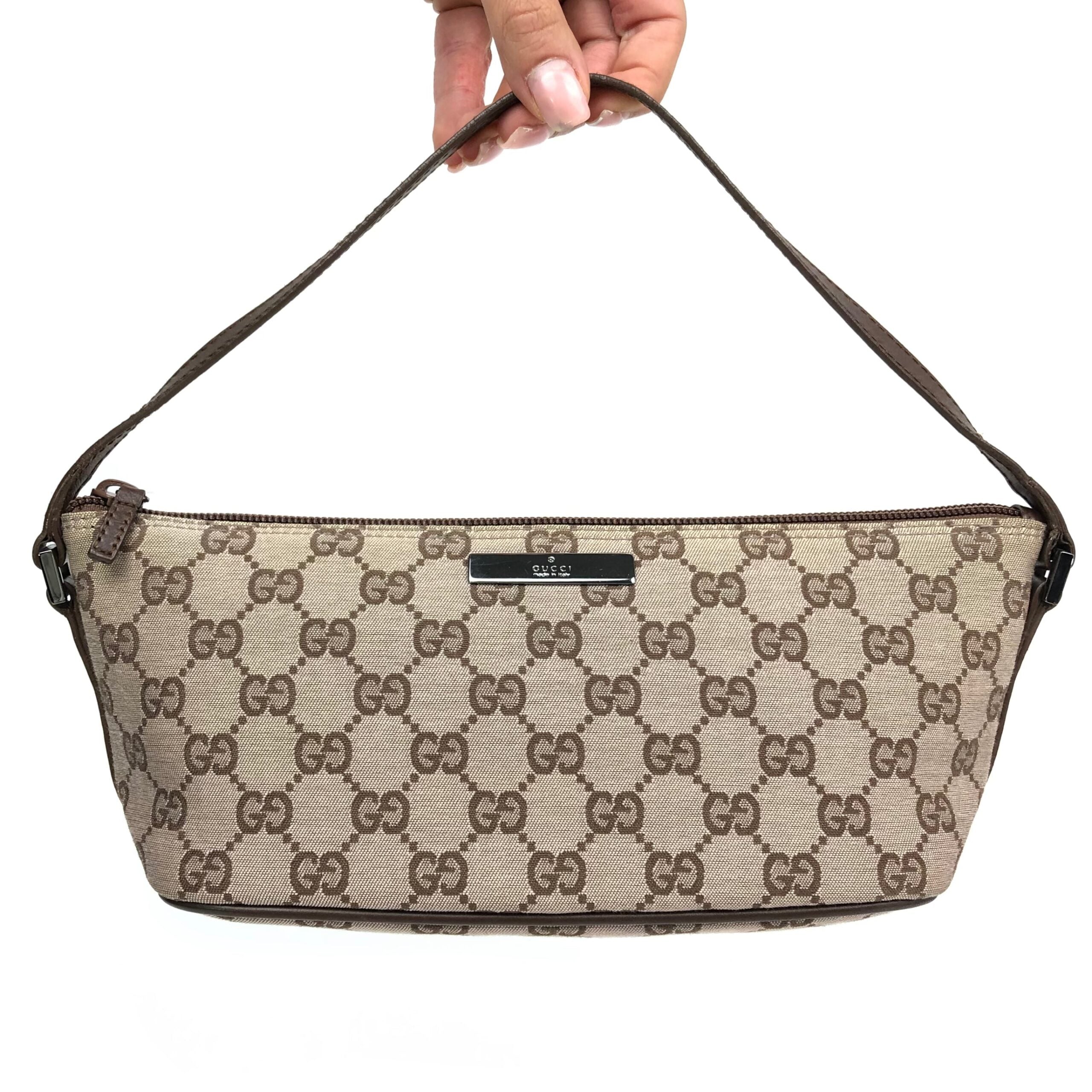 GUCCI MONOGRAM SHOULDER BAG