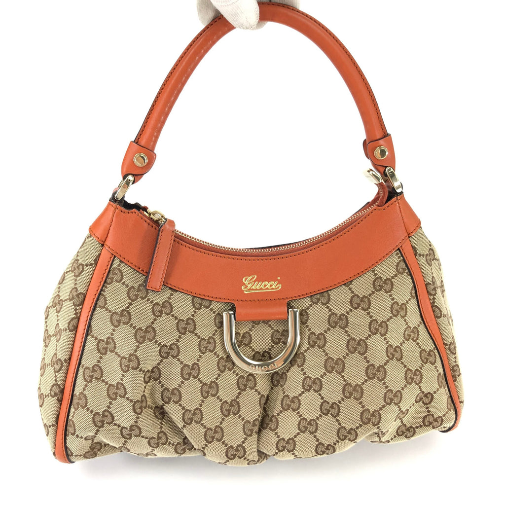 GUCCI ABBEY MONOGRAM SHOULDER BAG