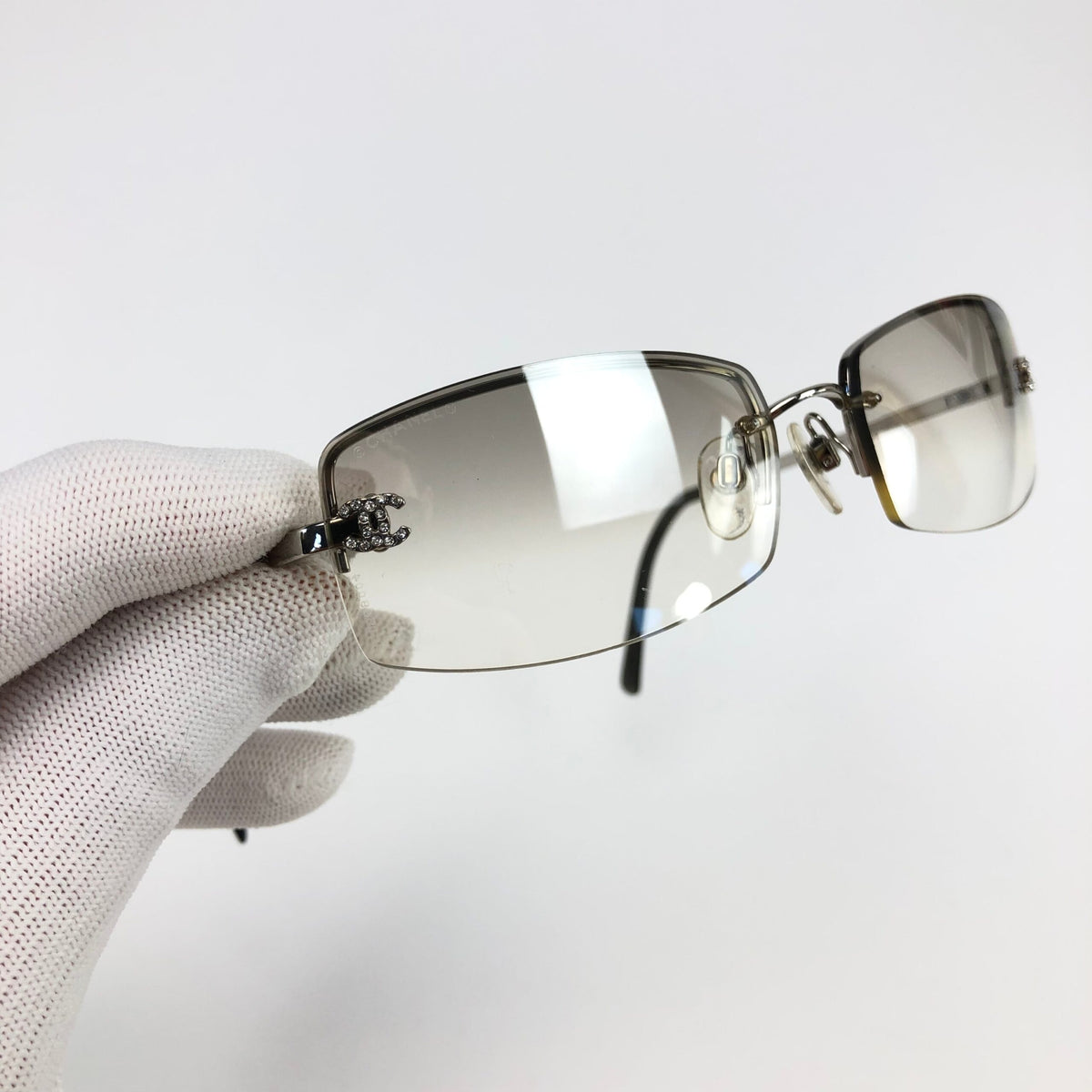 CHANEL RIMLESS SUNGLASSES