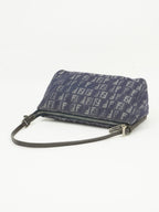 FENDI DENIM ZUCCA SHOULDER BAG