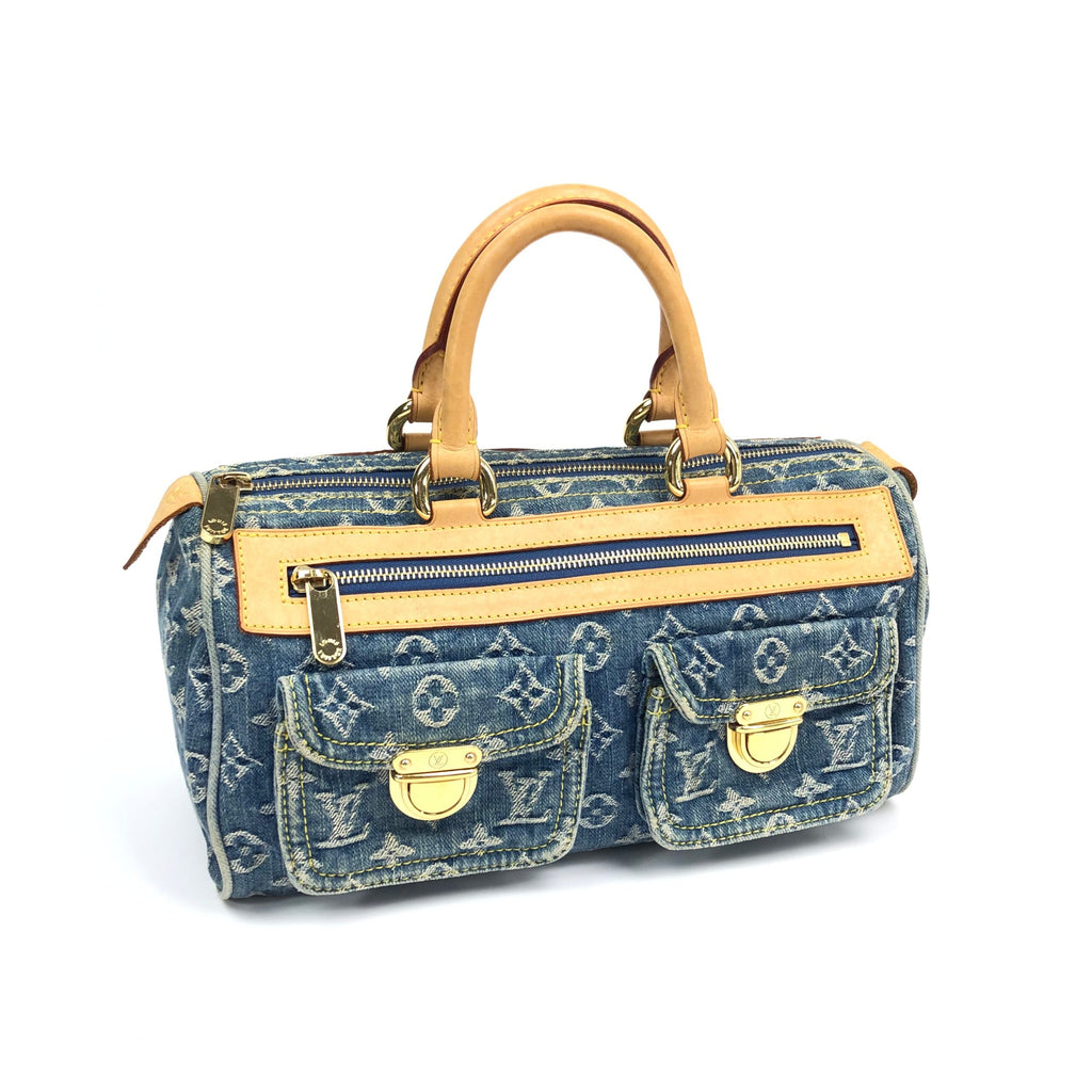 LOUIS VUITTON NEO SPEEDY DENIM BAG