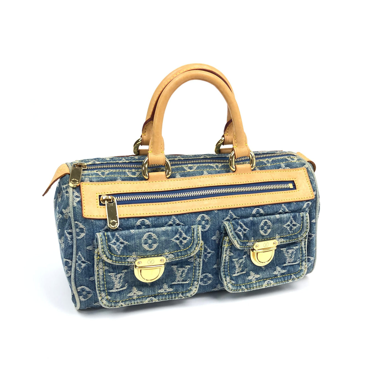 LOUIS VUITTON NEO SPEEDY DENIM BAG