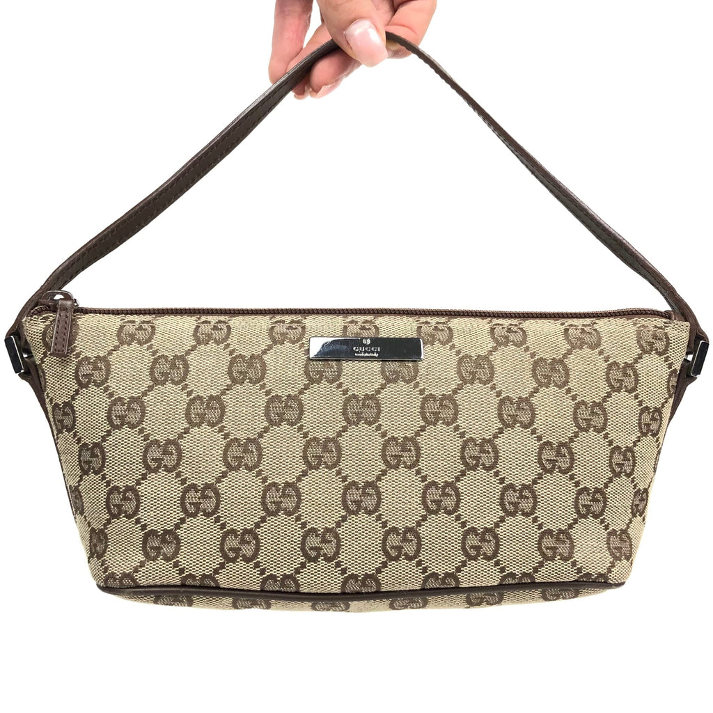 GUCCI MONOGRAM SHOULDER BAG