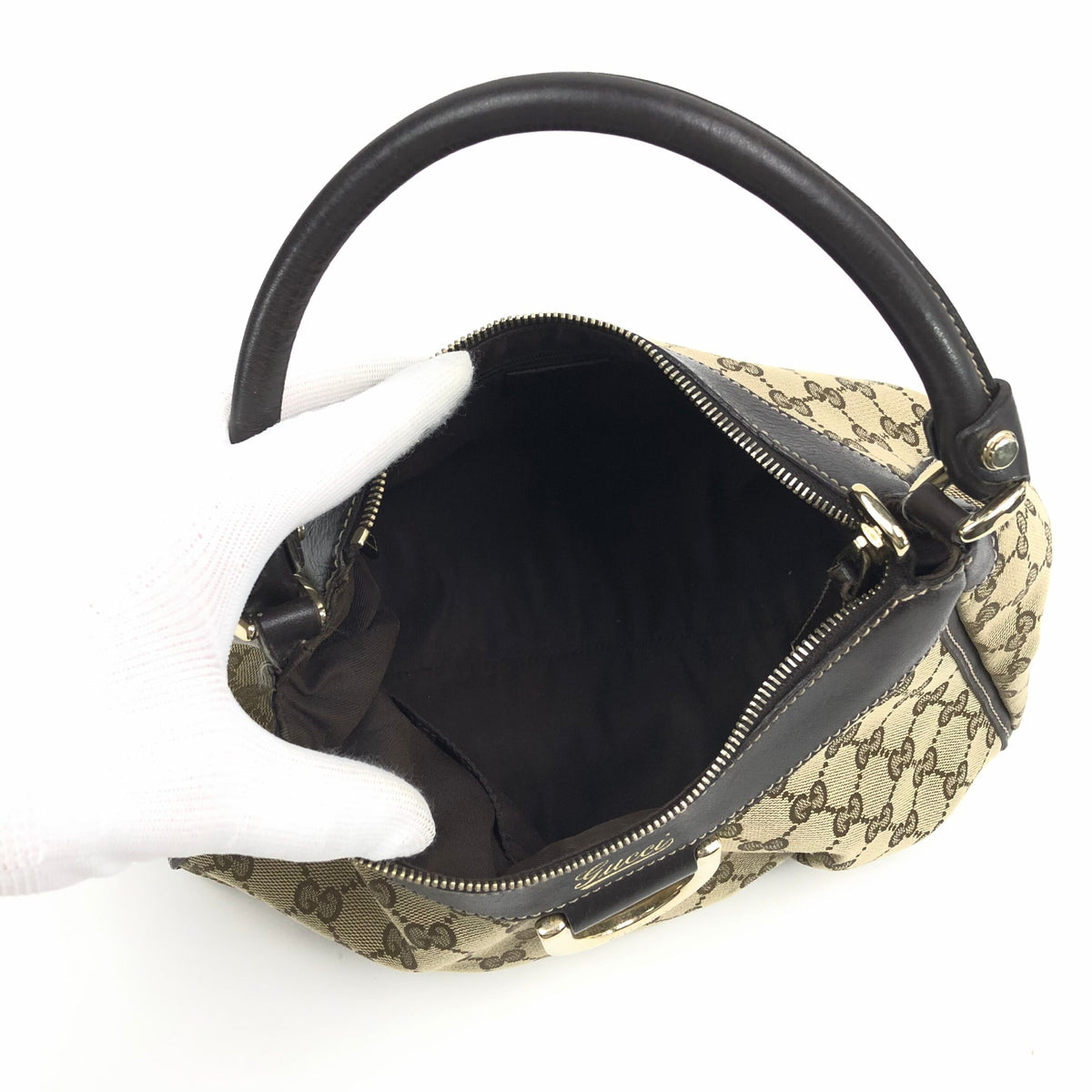GUCCI MONOGRAM ABBEY SHOULDER BAG