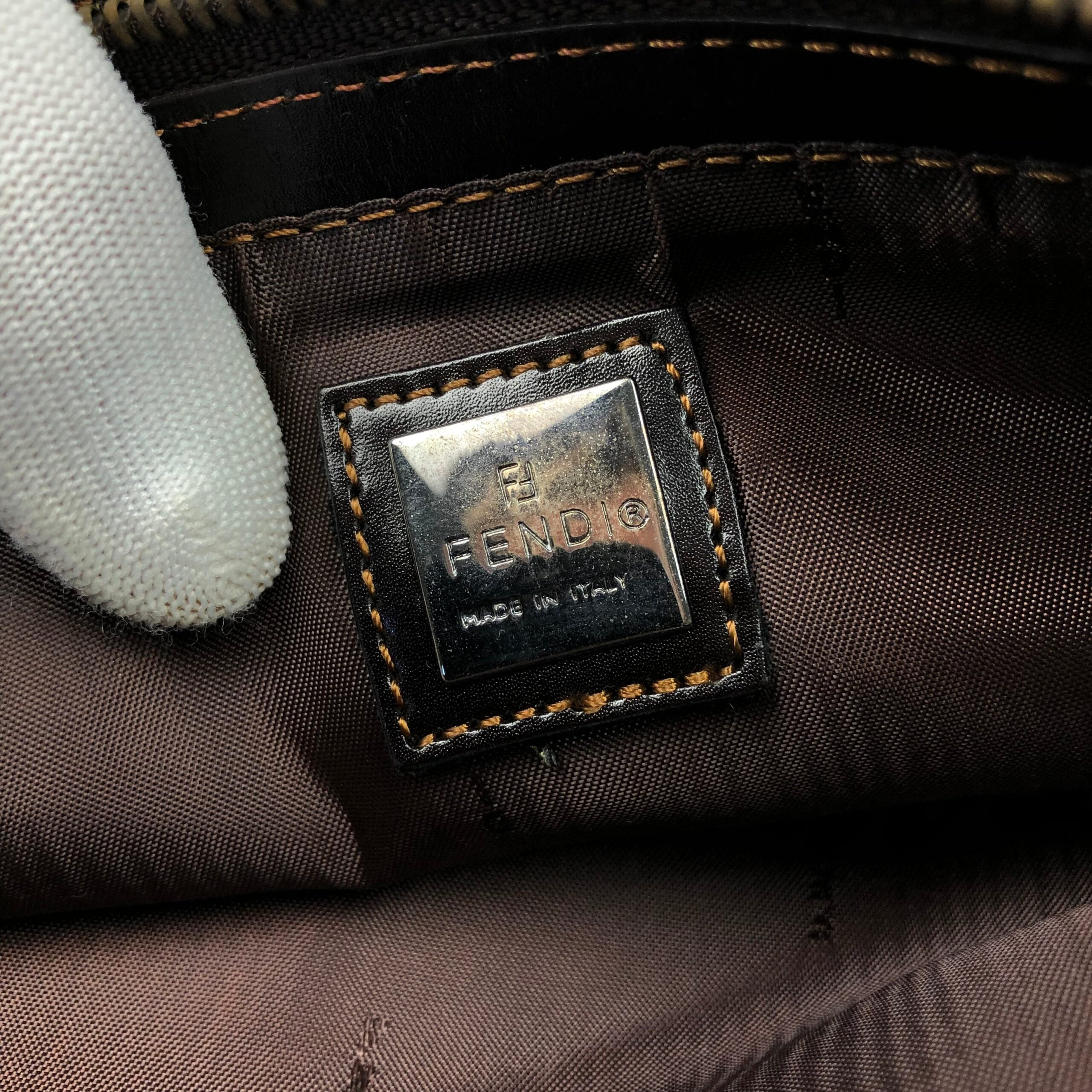 FENDI ZUCCA SHOULDER BAG