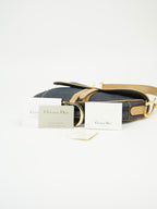 CHRISTIAN DIOR DENIM SADDLE BAG