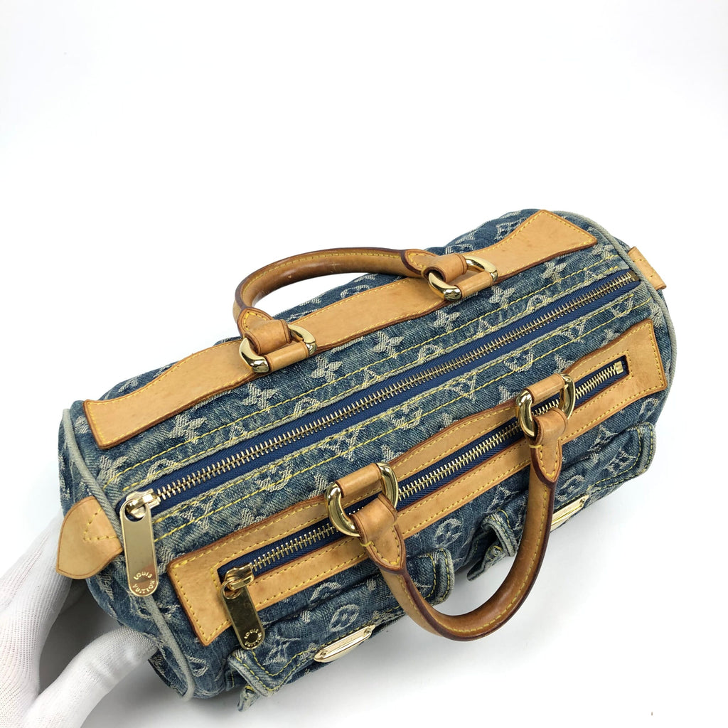 LOUIS VUITTON NEO SPEEDY DENIM BAG