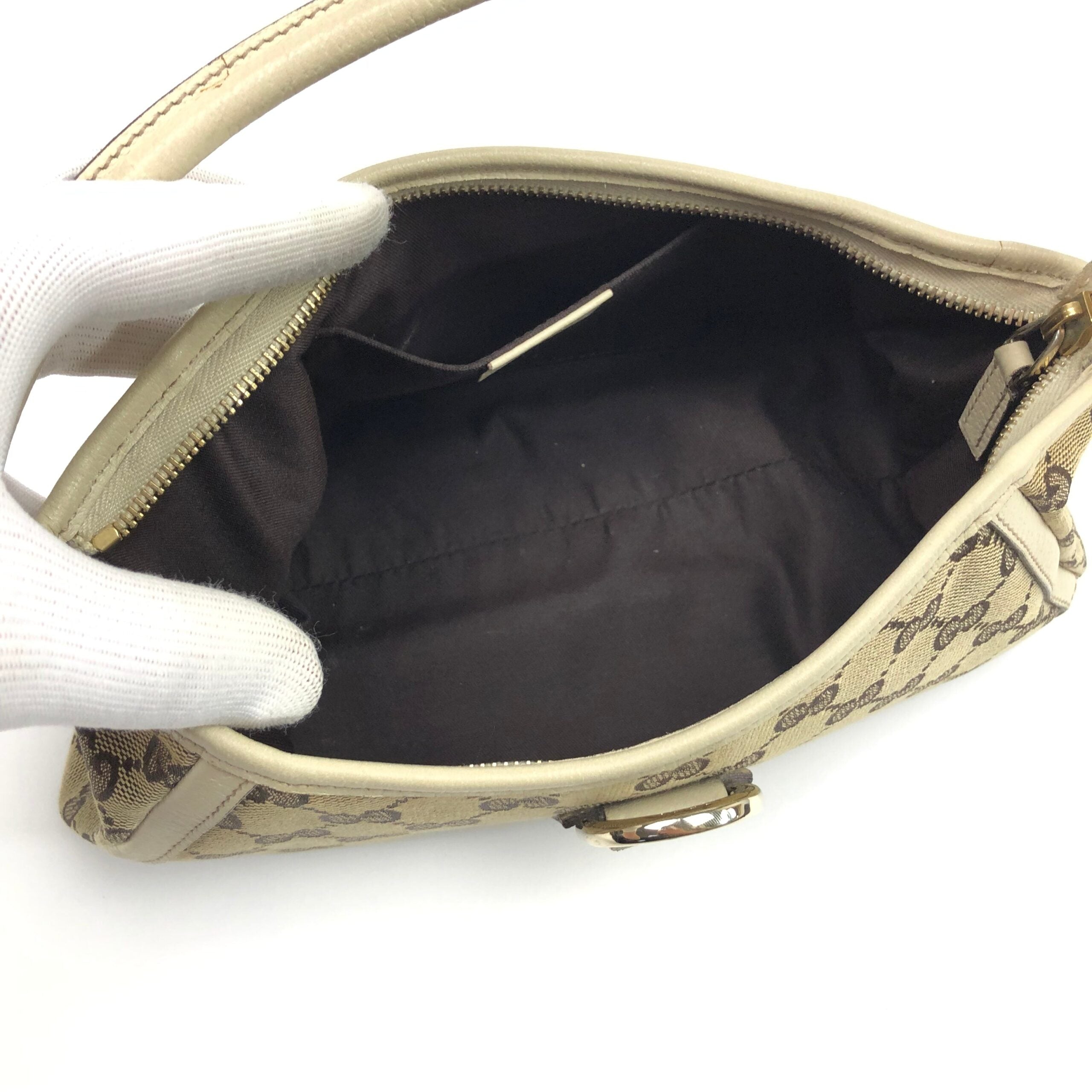 GUCCI MONOGRAM SHOULDER BAG