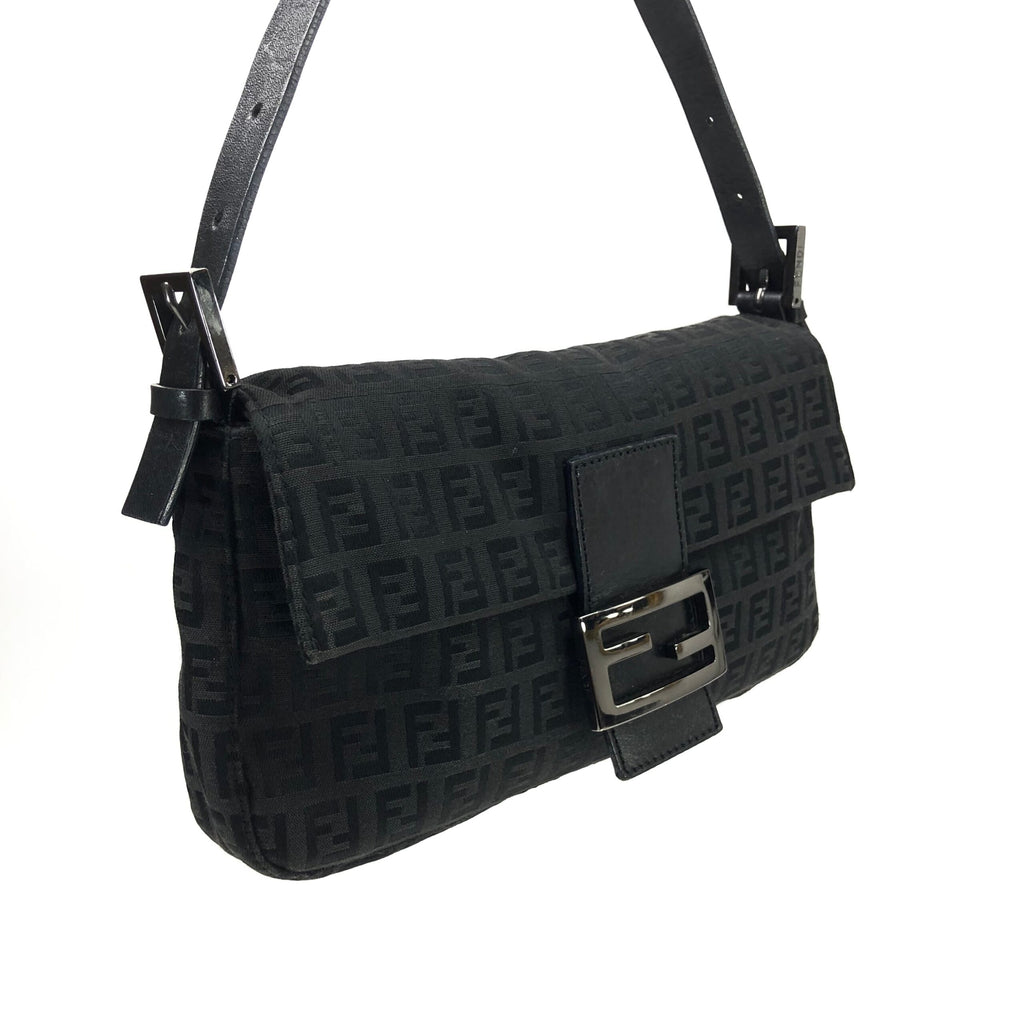 FENDI ZUCCA BAGUETTE SHOULDER BAG