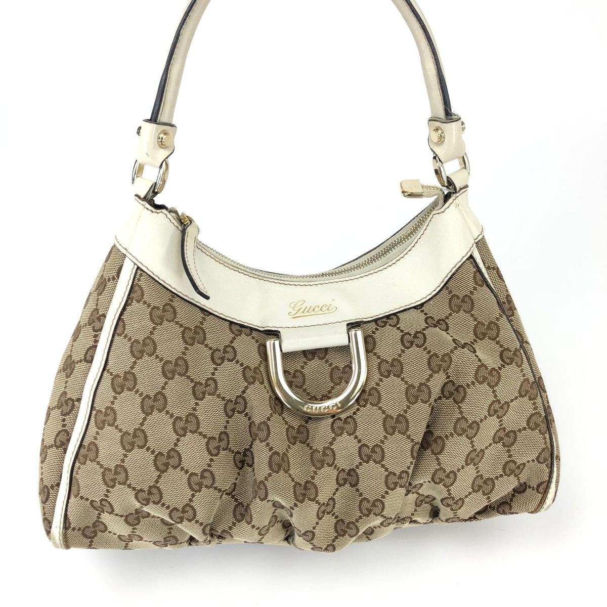 GUCCI ABBEY MONOGRAM SHOULDER BAG