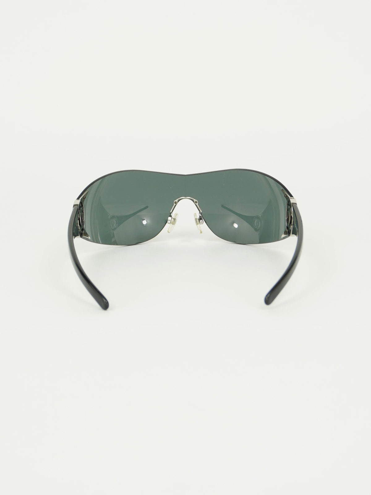 CHANEL RIMLESS CC LOGO SUNGLASSES