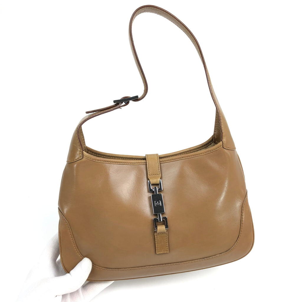 GUCCI JACKIE LEATHER SHOULDER BAG