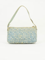 FENDI DENIM ZUCCA SHOULDER BAG