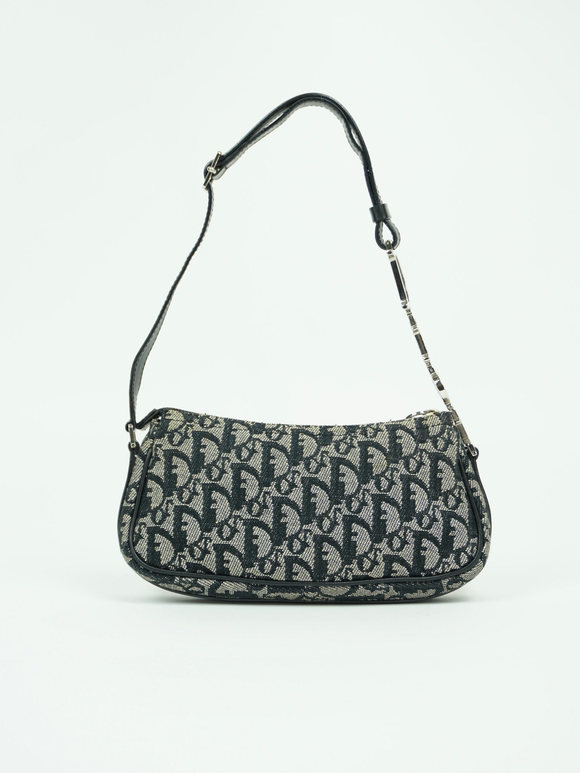 CHRISTIAN DIOR BAG WITH SILVER HARDWARE