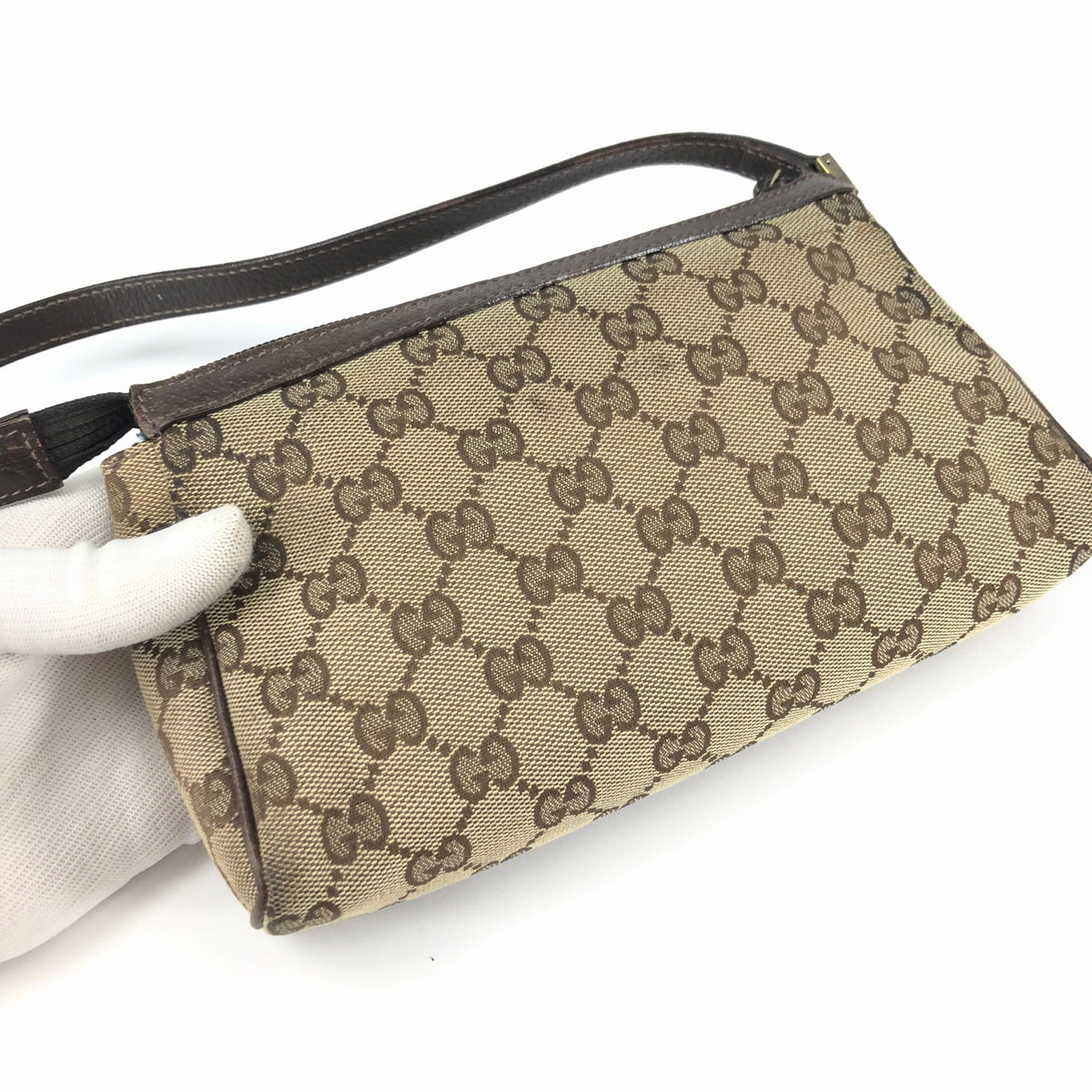 GUCCI MONOGRAM SHOULDER BAG