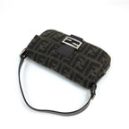 FENDI CASHMERE WOOL BAGUETTE SHOULDER BAG