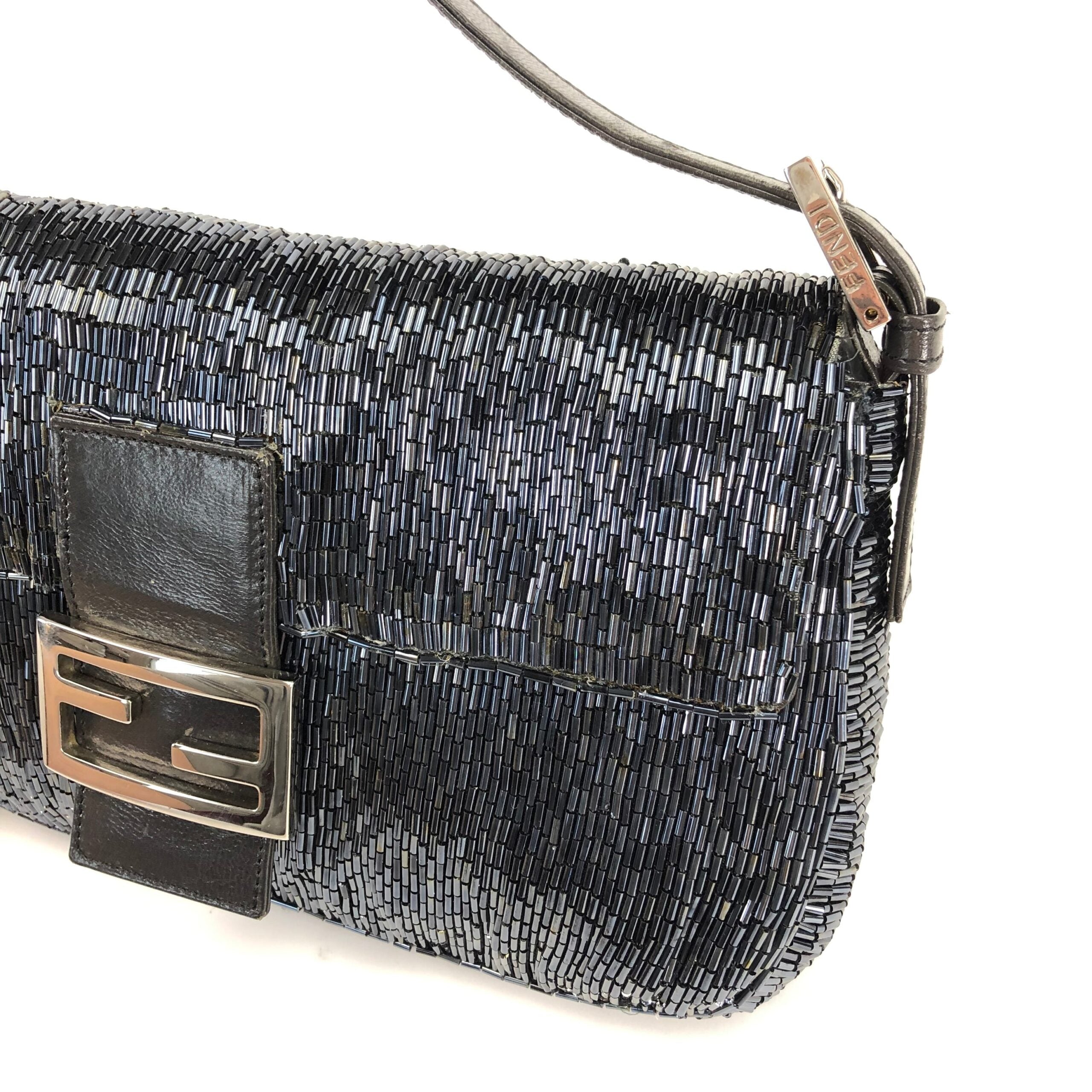FENDI BEADED BAGUETTE BAG