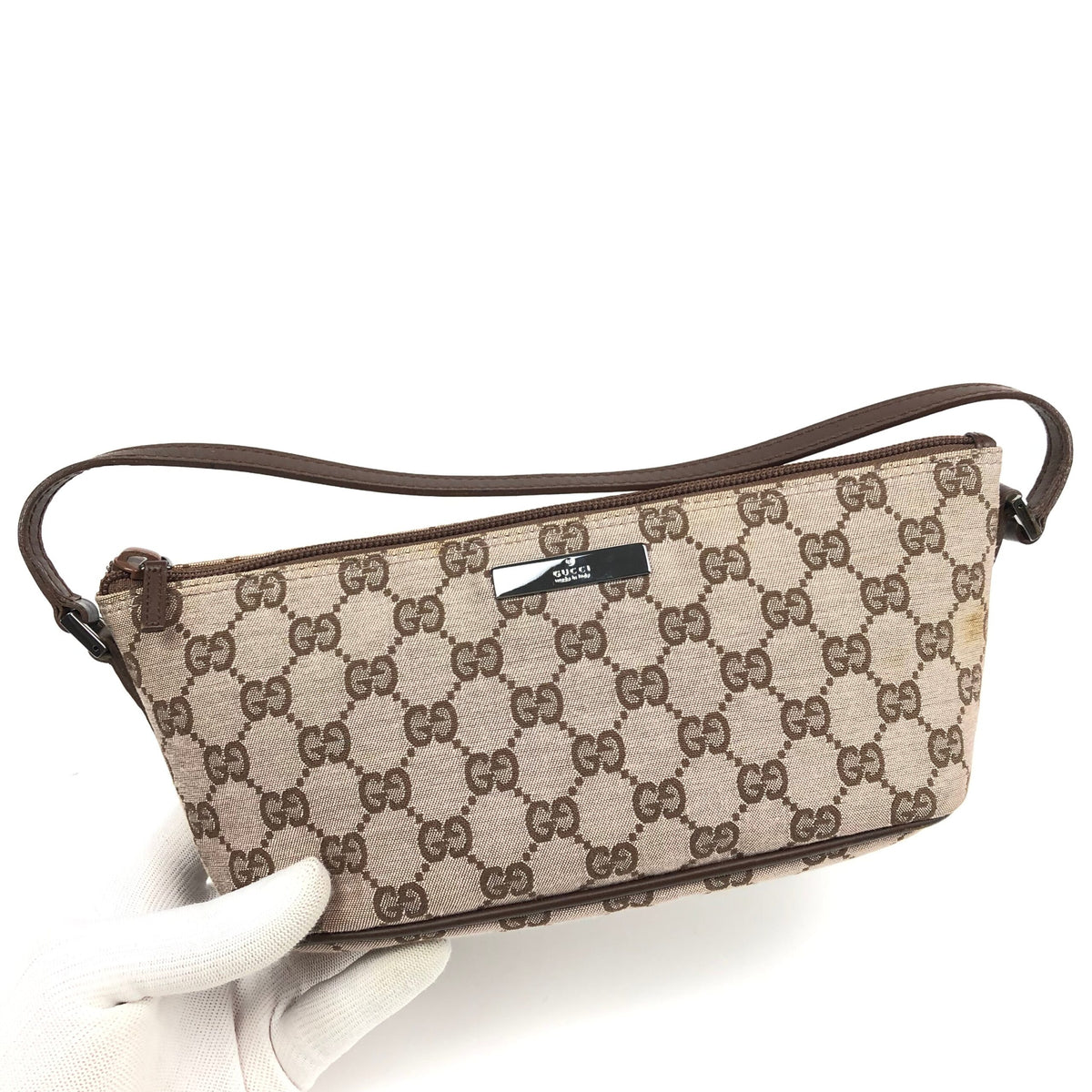 GUCCI MONOGRAM SHOULDER BAG