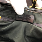 CHRISTIAN DIOR WATER COLOUR DOUBLE SADDLE BAG