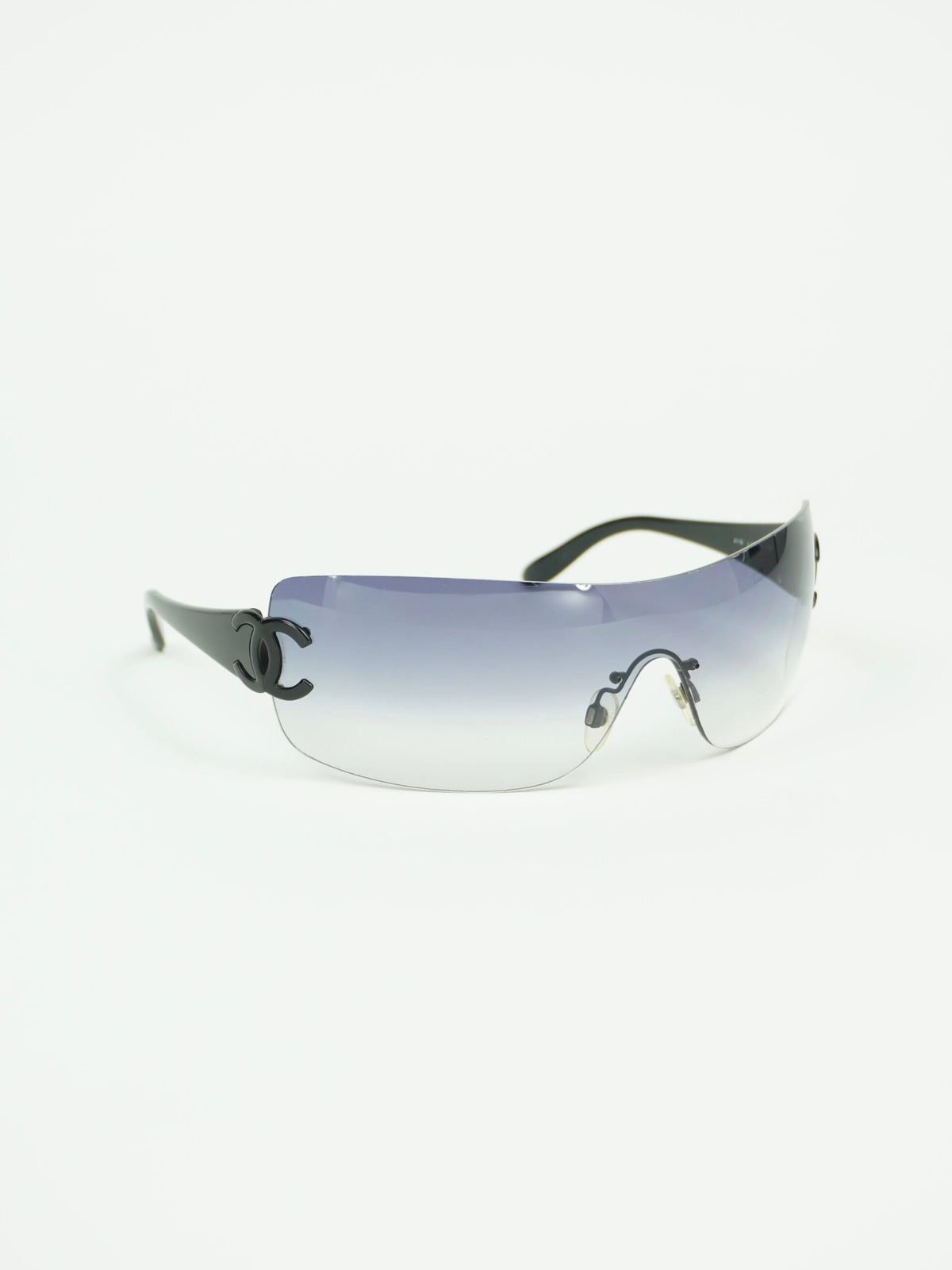 CHANEL RIMLESS CC LOGO SUNGLASSES