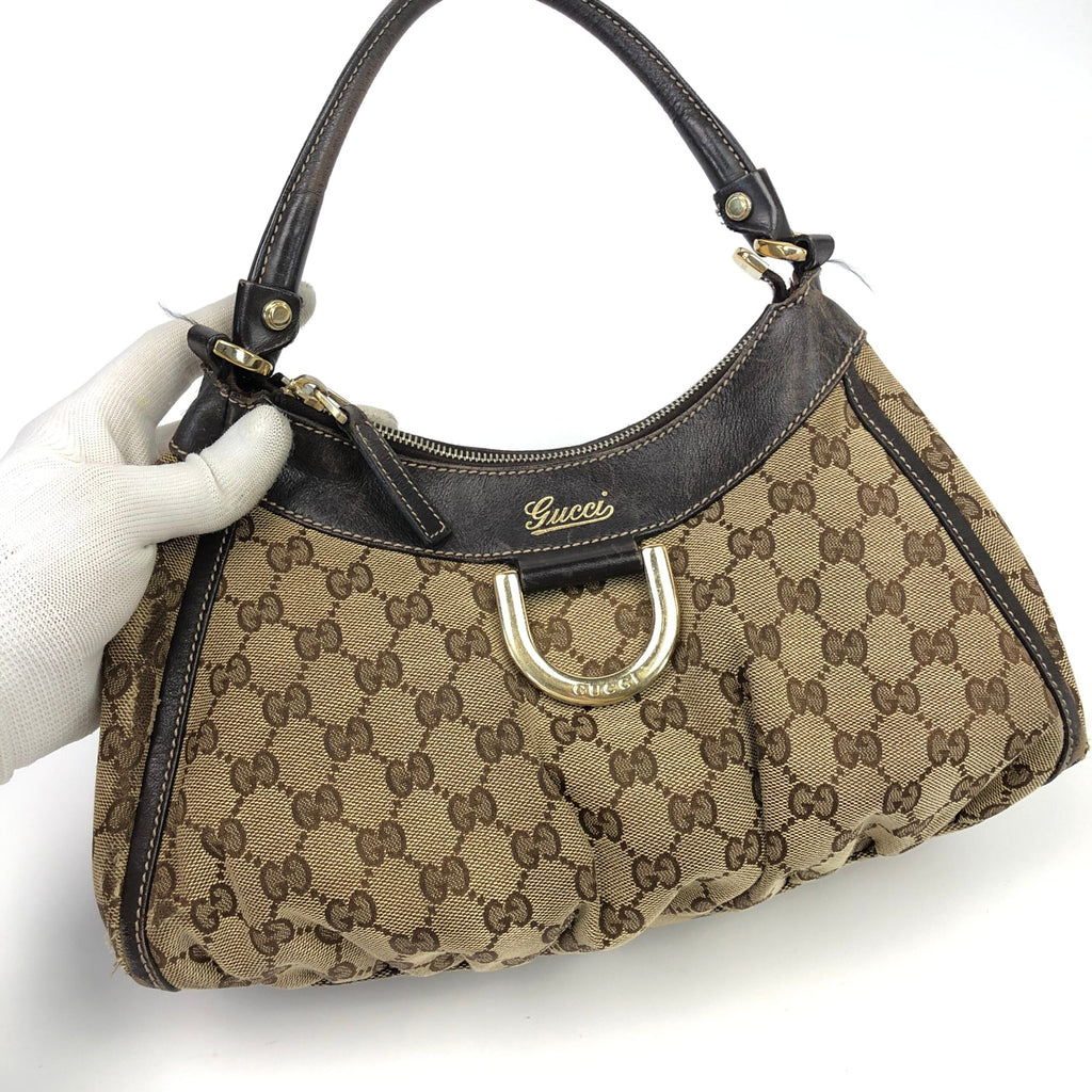 GUCCI MONOGRAM ABBEY SHOULDER BAG