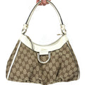GUCCI ABBEY MONOGRAM SHOULDER BAG