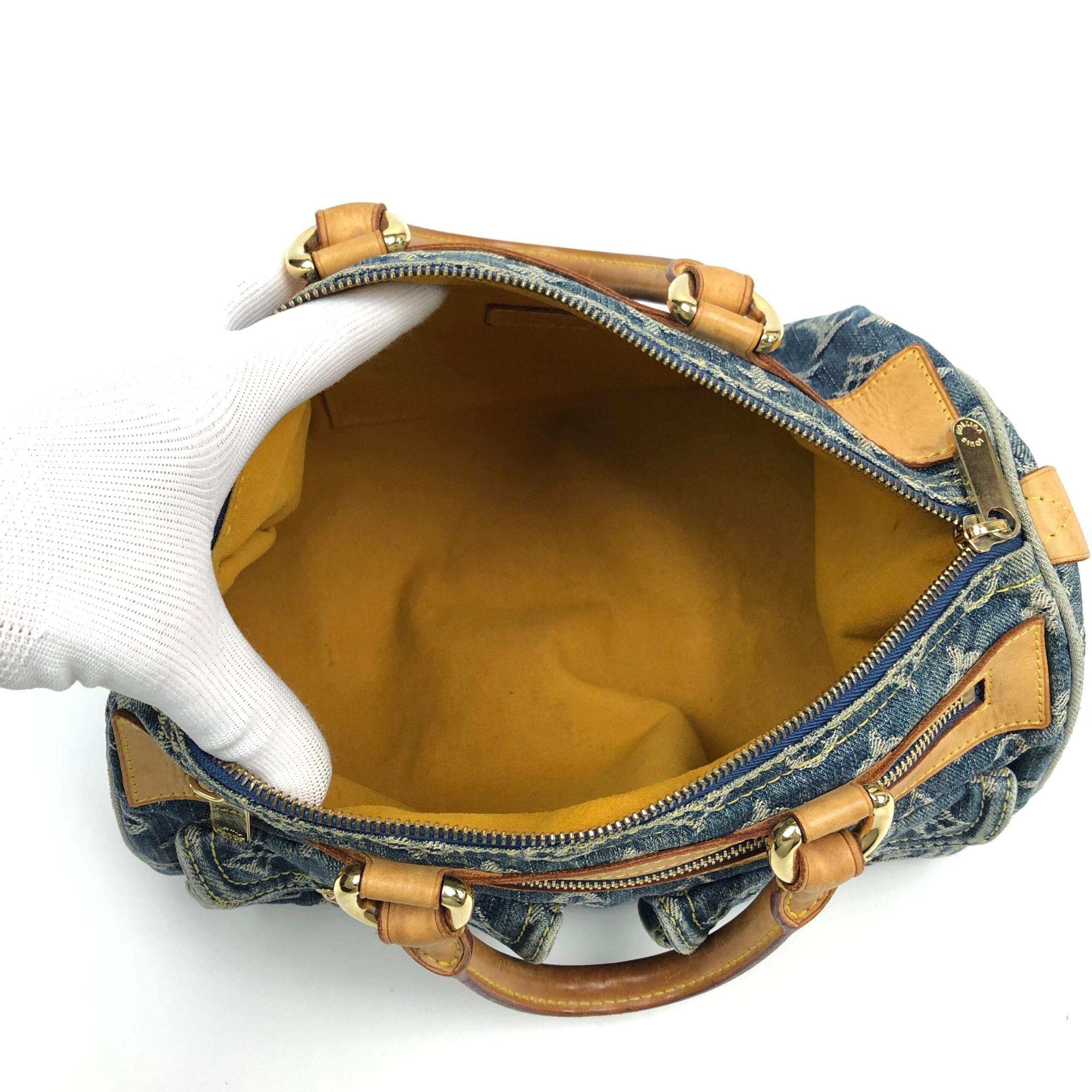 LOUIS VUITTON NEO SPEEDY DENIM BAG