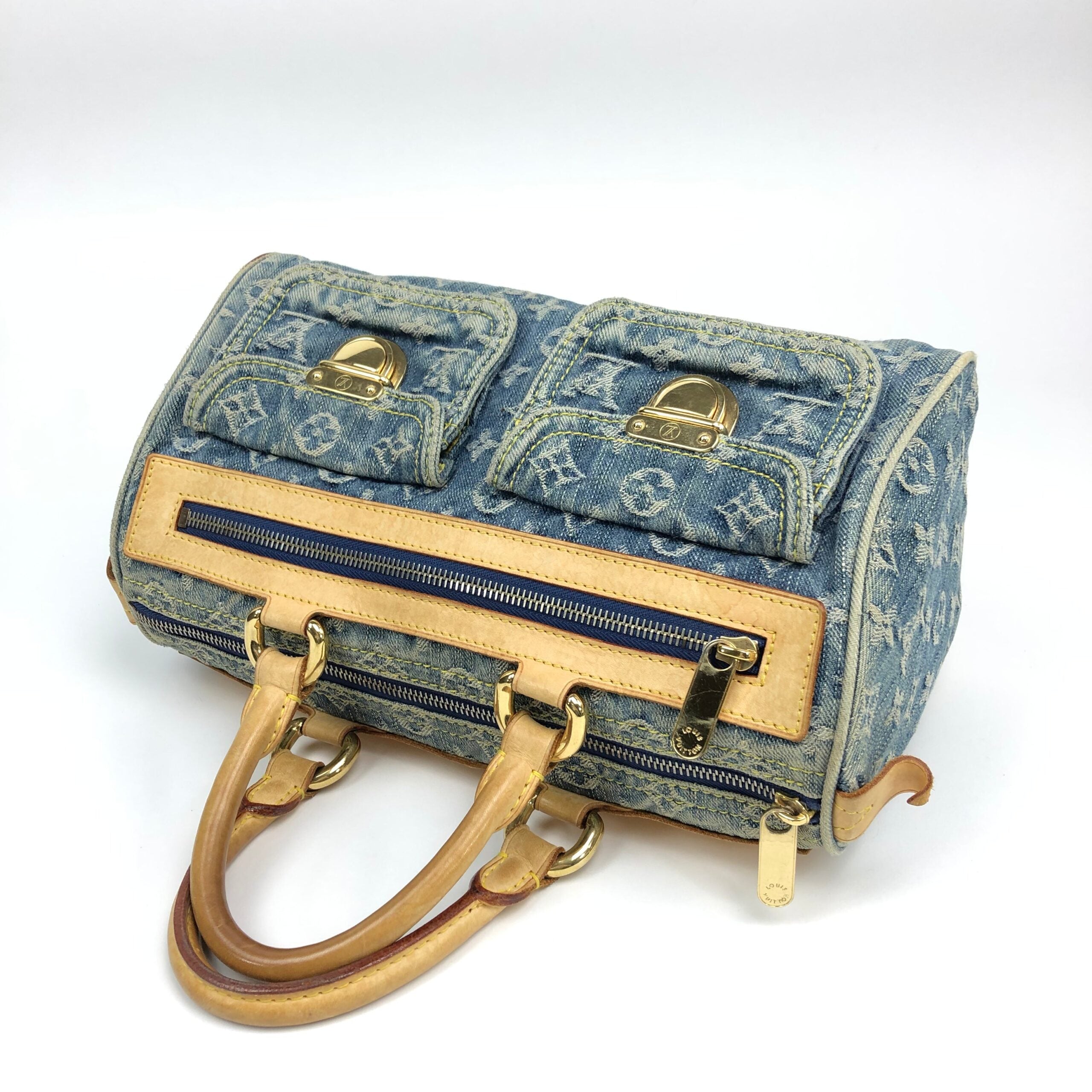 LOUIS VUITTON NEO SPEEDY DENIM BAG