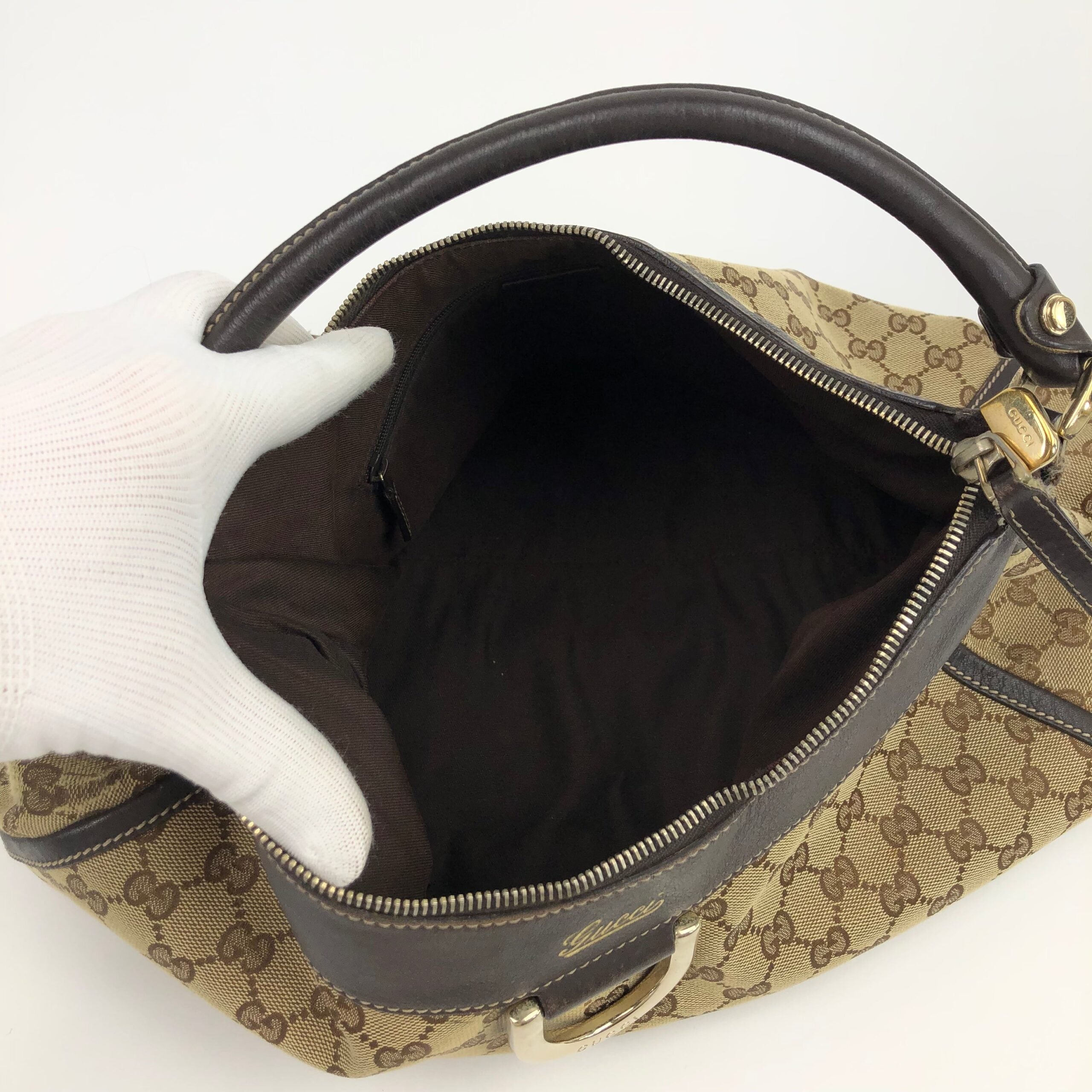 GUCCI MONOGRAM ABBEY BAG