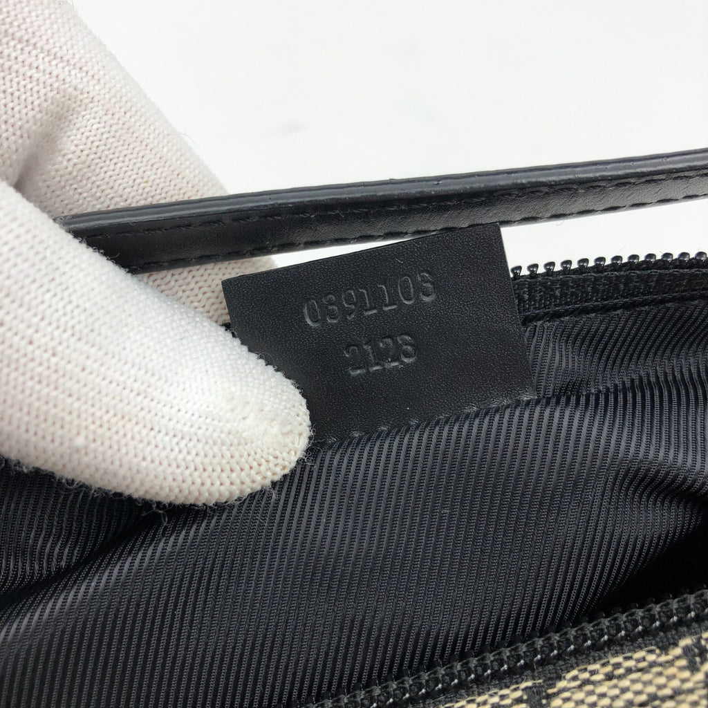 GUCCI MONOGRAM SHOULDER BAG