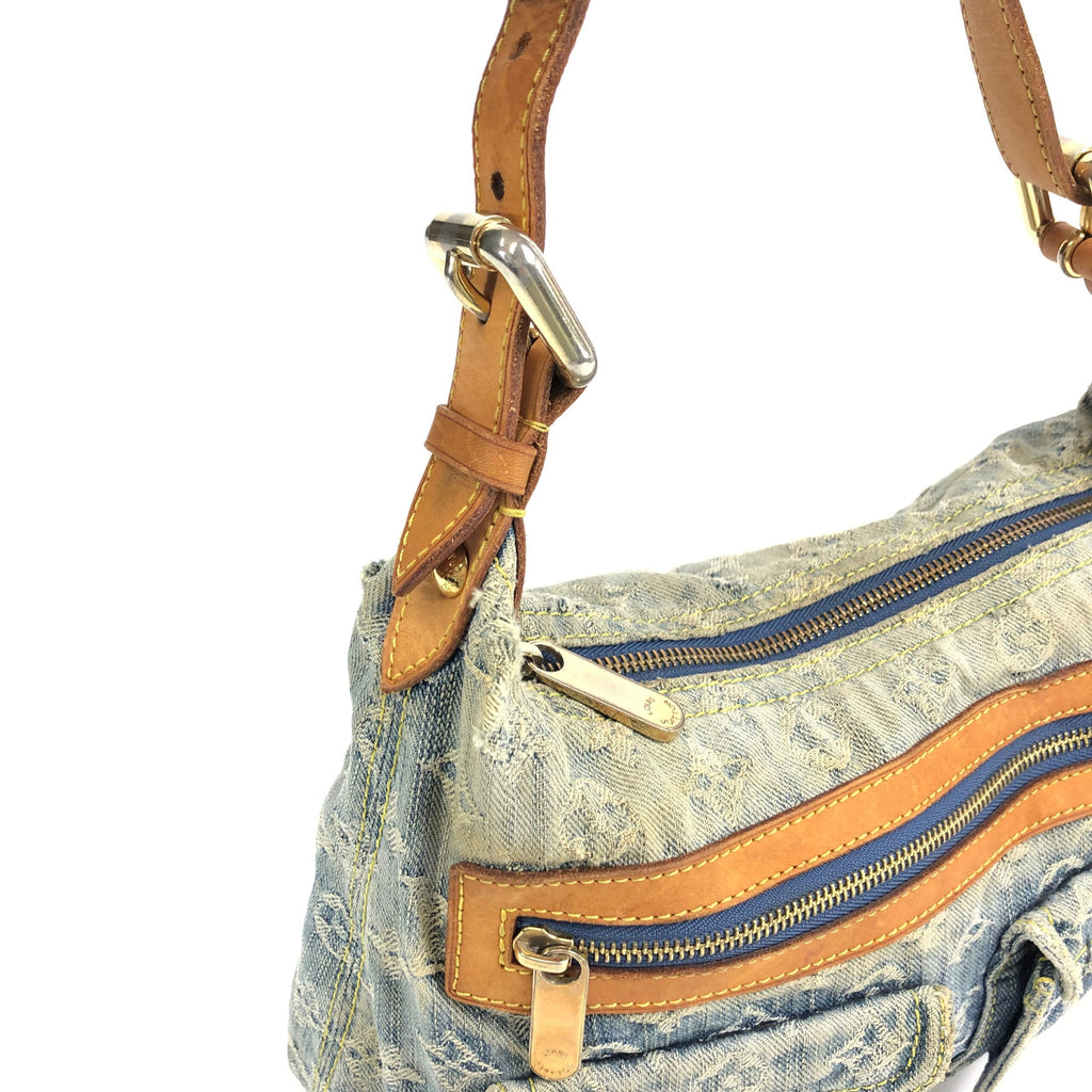 LOUIS VUITTON BAGGY PM DENIM SHOULDER BAG