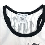 CHRISTIAN DIOR GOTHIC PRINT TOP