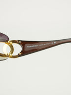 CHANEL RIMLESS CC LOGO SUNGLASSES