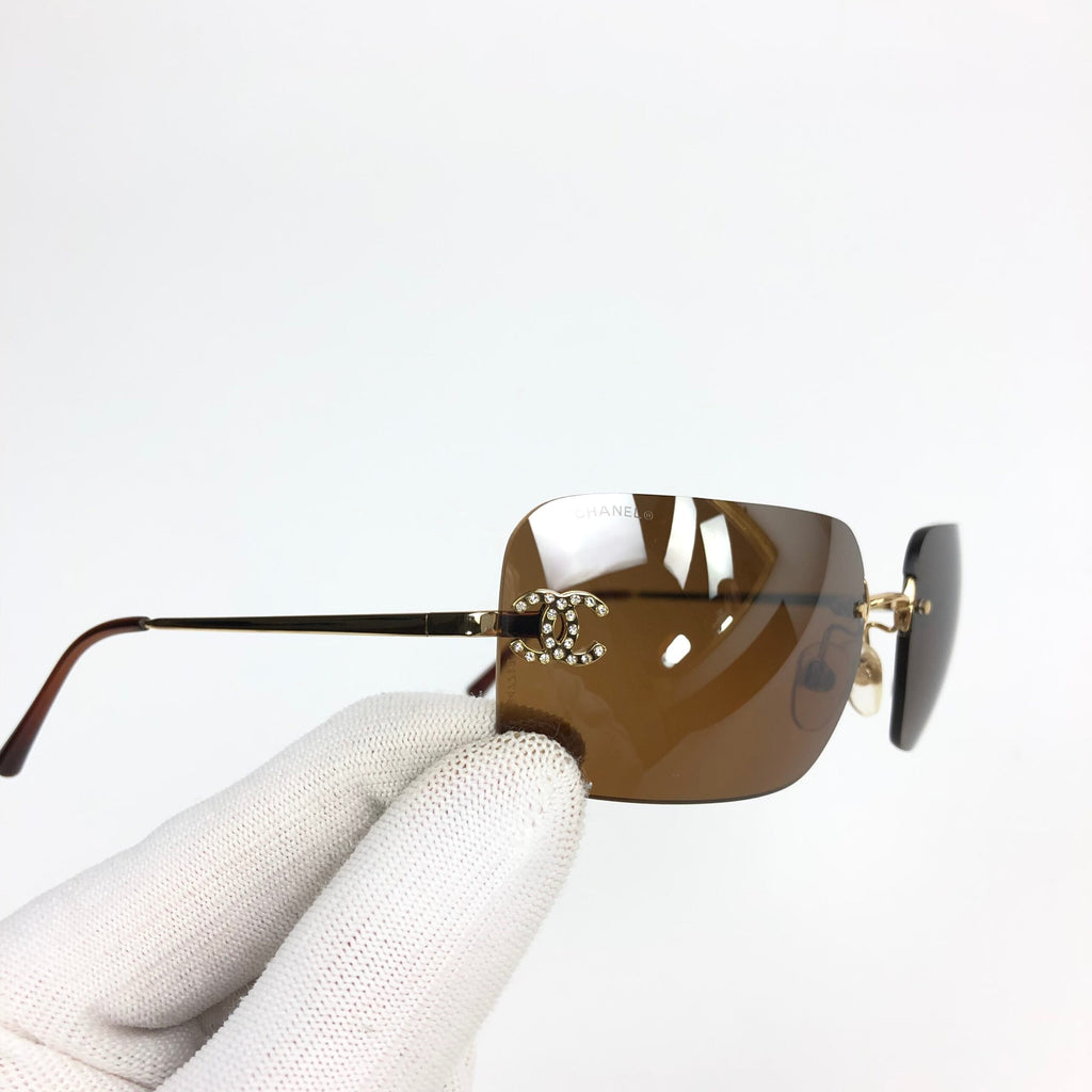 CHANEL RIMLESS SUNGLASSES