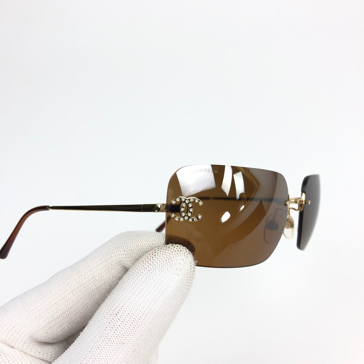 CHANEL RIMLESS SUNGLASSES