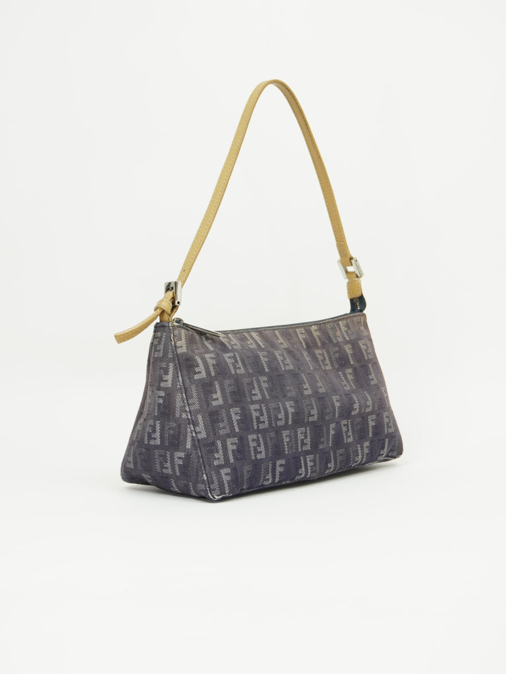 FENDI DENIM ZUCCA SHOULDER BAG