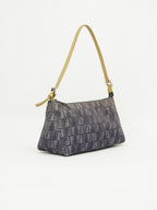 FENDI DENIM ZUCCA SHOULDER BAG