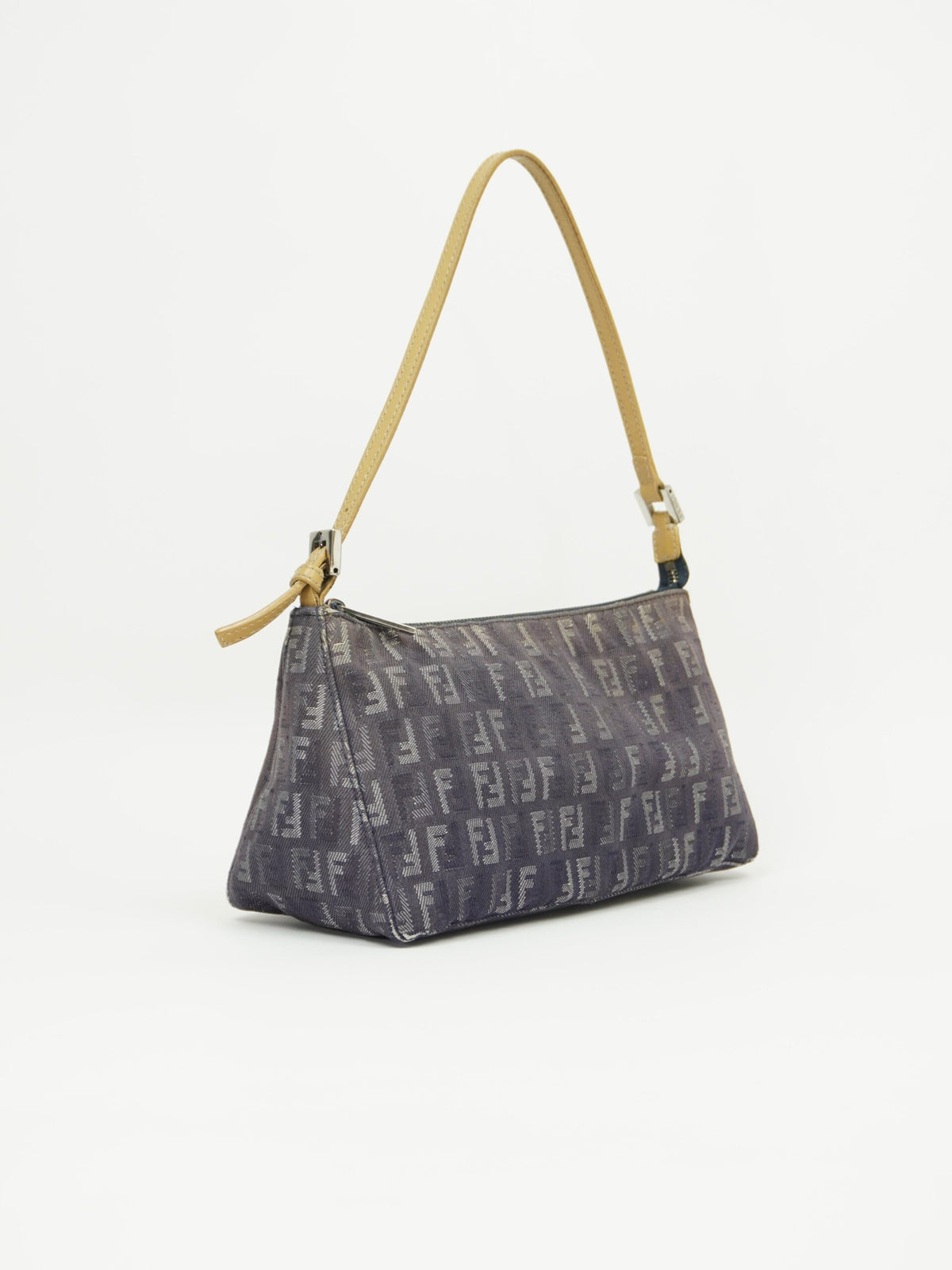 FENDI DENIM ZUCCA SHOULDER BAG