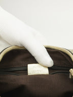 FENDI PURPLE LEATHER LOGO BAGUETTE