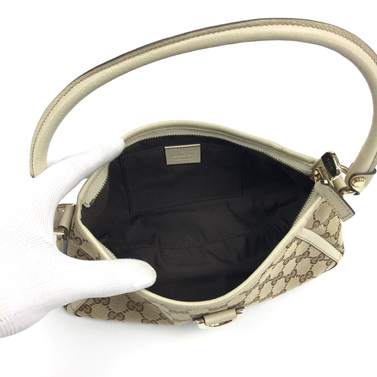 GUCCI MONOGRAM SHOULDER BAG
