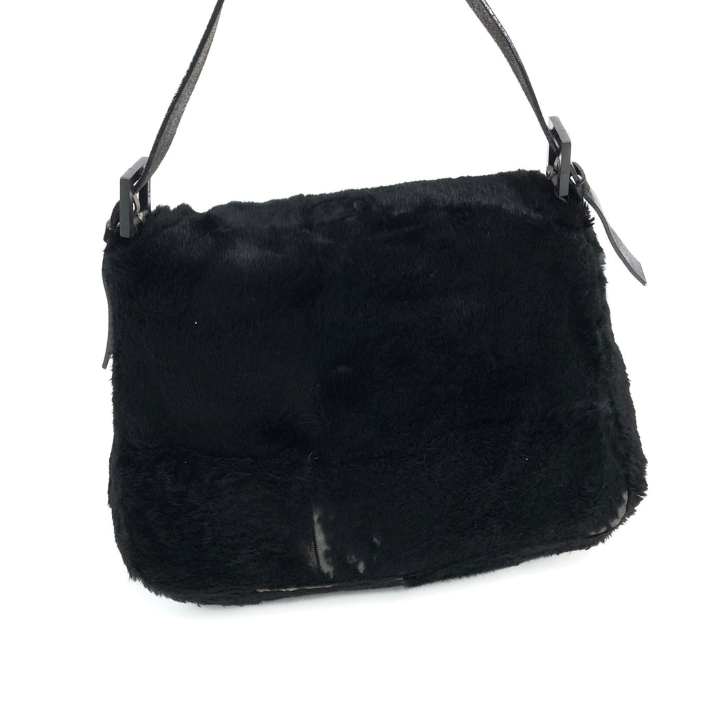 FENDI MINK FUR MAMA BAGUETTE SHOULDER BAG
