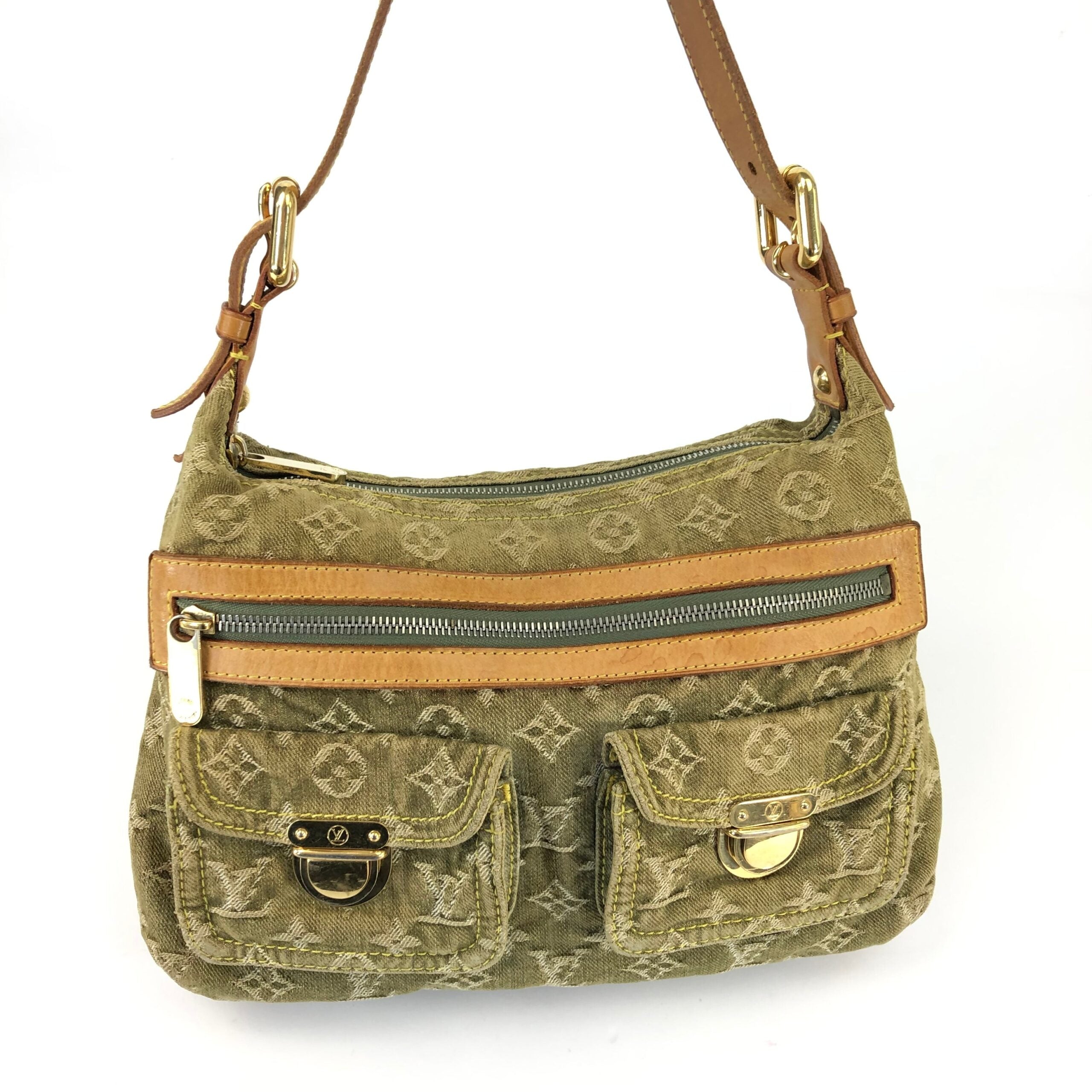 LOUIS VUITTON BAGGY PM DENIM SHOULDER BAG
