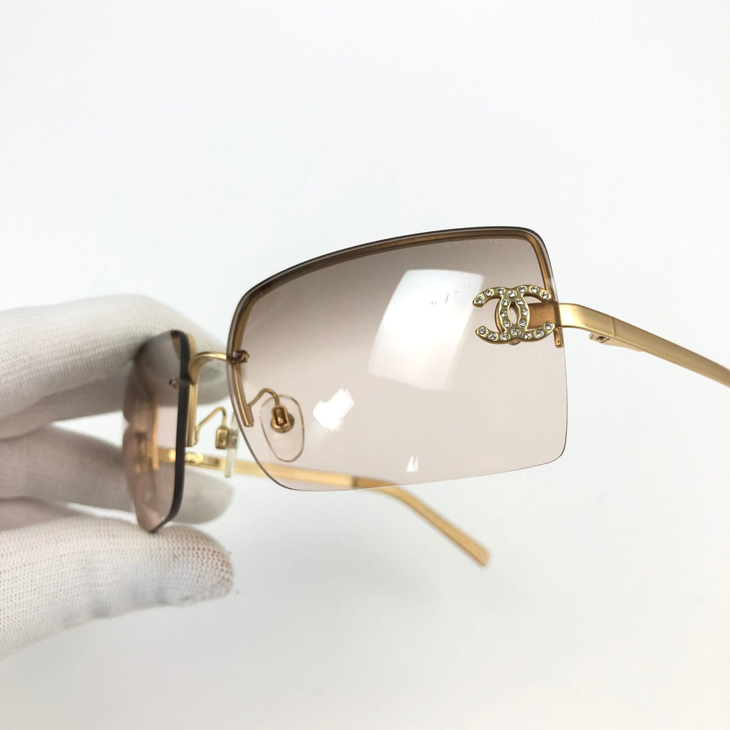 CHANEL RIMLESS SUNGLASSES