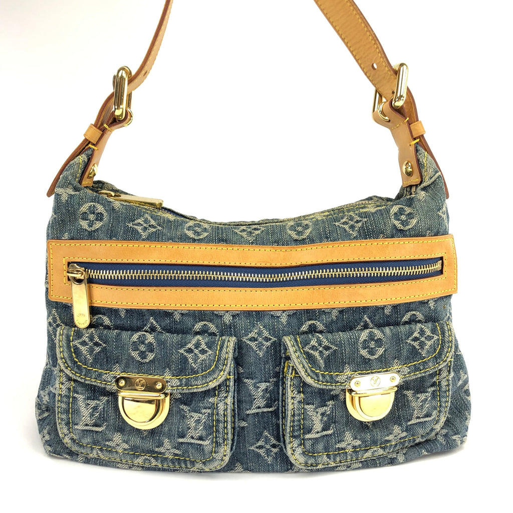LOUIS VUITTON BAGGY PM DENIM SHOULDER BAG